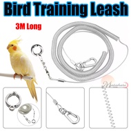 3m Bird Leash Rope Flying Training Bird Leash with Ring Cockatiel Training Leash Birds Accessories