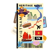 Vinyl Sticker Country Vietnam Sticker Suitcase Outdoor Travel Sticker Waterproof Sticker