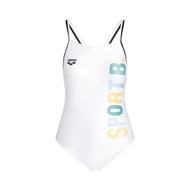 ARENA ARENA X SPORT B. LADIES DOUBLE STRAP X BACK ONE PIECE - WHITE