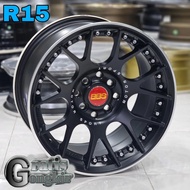 velg ring 15 bbs chr lebar 7/8 velg mobil racing r15 brio jazz yaris agya calya sigra dll