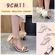 Bow Heels Korean Fashion Heels Sandals For Women Black Stiletto Heels For Women Party Heels