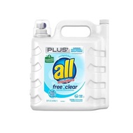 All Free & Clear Plus+ With Stainlifters 強力潔白洗衣液 237fl oz/7L 072613461035