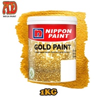 NIPPON Gold Paint Acrylic Paint Water Based Interior & Exterior 1 KG