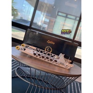 LATIVO ARM CNC (V2)  (SILVER) / (BLUE) +2INCH - WAVE125/LAGENDA