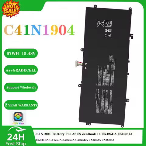 C41N1904 Laptop Battery For ASUS ZenBook 13 UX325xx UM325SA UX363EA 14 UX425UA UM425IA UX425EA UX425