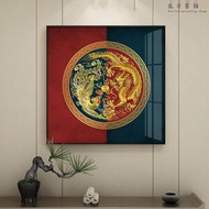 Chinese Gold Dragon Modern Wall Art Print Canvas Painting Prints and Posters Pop Art Wall Picture fo
