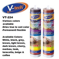 [READY STOCK] V-TECH (VT-224) RAINBOW SEAL GAP SEALANT (VT-222) ALL PURPOSE GAP SEALANT - 450G