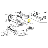 ORIGINAL HONDA CIVIC FK8 TYPE R REAR BUMPER SIDE BRACKET RH/LH