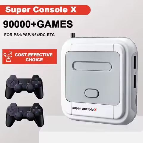 KINHANK Game Box Super Console X Retro Video Game Console Support 90000 Games 50 Emulators for PS1/P