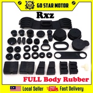 Yamaha rxz catalyzer Body cover rubber set