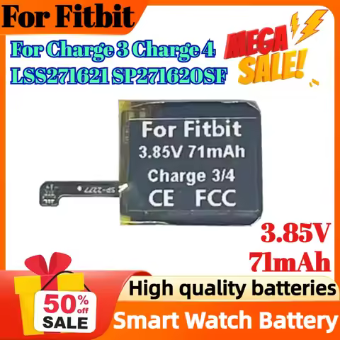 3.85V 71mAh Digital Battery For Fitbit Charge 3 Charge 4 LSS271621 SP271620SF FB409 Smart Watch Batt