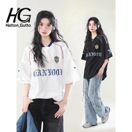 【Hatton Gutto COD】American Design Feeling Breathable Summer Jersey Men's High Street Street Wear Puf