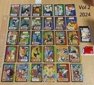 有彩盒 不連新閃 2024年版全新(盒出) Bandai DragonBall Carddass Super Remix Vol 2 龍珠 本彈 復刻 30張單面閃 & 50張白卡 咭 (不散賣)