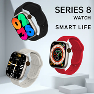 Smart watch series 8 นาฬิกาสปอร์ตบลูทูธกันน้ำสำหรับผู้ชายและผู้หญิงนาฬิกาอัจฉริยะที่สวมใส่ได้