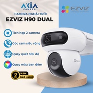 EZVIZ H90 Dual (4MP+4MP) Outdoor Wifi Camera - 360 Degree Rotation - 2-way conversation - Night colo