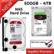 1.NEW 3.5" NAS Internal hard disk RED / IronWolf 500GB/750GB/1TB/2TB/3TB/4TB HDD SATA Hard Drive