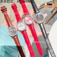 2026 Fashion Sports Live Women's Niche Quartz Women's Calfskin CY Series 30 Meters Life Waterproof B