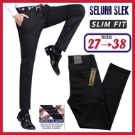 🔥PROMOSI🔥SELUAR SLEK LELAKI SLIM FIT SLACK PANTS MEN URBAN DESIGN SELUAR KERJA LELAKI FORMAL WORK PA