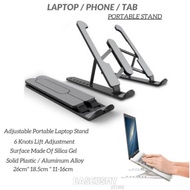 Laptop Stand Portable Foldable Creative Folding Storage Bracket For Laptop , Phone , Tab etc