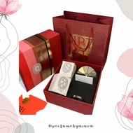 DIPTYQUE CAROUSEL & CANDLES SET LUNAR EDITION BAIES & ROSES