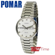 Pomar นาฬิกาข้อมือผู้ชาย สายสแตนเลส รุ่น PM73535SS02 (สีเงิน / หน้าปัดสีเงิน )