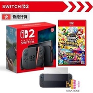 Switch 2 遊戲機 | 主機 + Mario Party 空前盛會TV + 專用鋼化玻璃貼【香港行貨】