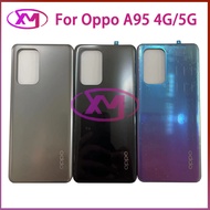 For OPPO A95 4G/5G Battery Back Rear Cover Door Housing Battery Back Cover Replacement