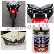 HONDA RSX150 FRONT AERODYNAMIC WINGLET WITH SPOT LIGHT LED RSX WINNER-X WINGLET+SPOT LIGHT LED