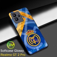 Glossy Softcase Realme GT 2 Pro [GM64] Protective Mica Casing hp Case Gt 2Pro Glitter Glass Rubber S