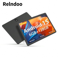 Tablet Android 15, 10.1 Inch Tablet PC, 6GB RAM+128GB ROM, RK3562 Quad-Core 2.0 GHz, 802.11n Wifi 2.