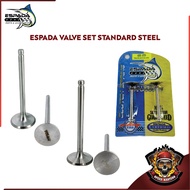 Speed Masters Espada Valve Set Standard Steel EX5 GSX KRISS LC135 SRLZ WAVE125 WAVE110 SRL115 FI Mot