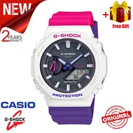 (2 Years Official Warranty) Original G Shock GA2100 Men Sport Watch Dual Time Display Water Resistan