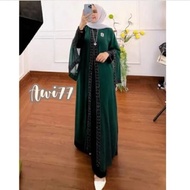NEWEST GAMIS Awi_fashion77 Arabian Abaya AYRA Ceruty Babydoll Dress/ Gamis/ Nursing Dress/ Syari Mus