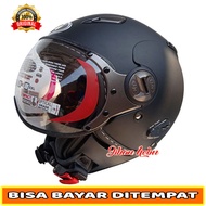 Helm kyt / helm retro bogo / helm kyt elsico black termurah