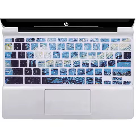 Silicone Keyboard Cover US Layout for HP Chromebook 11 x360 11.6" G2 G3 G4 G5 G6 EE G7 EE 11.6" HP C