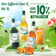 Giffard Syrup 1L Bottle of All Flavors, Syrup for Professional Mixing