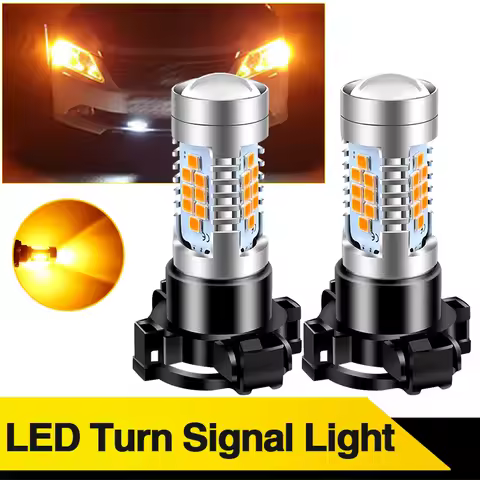 2PC PY24W 5200S LED Front Turn Signal Light PY24WNA 12190NA 5200 For BMW E90 E91 E92 E93 X3 E83 F25 