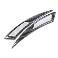 Carbon Fiber Car Sticker 2Pcs/Batch Automatic Mudguard Anti-scratch Strip Decorative Protection Reflective Tape