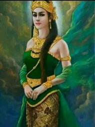 POSTER CETAK NYI RORO KIDUL RPS V05 SIZE :100X70CM/100X80CM/150x100CM,TANPA BINGKAI, LUKISAN BUNDA R