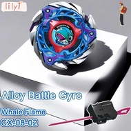 LILY Beyblade X Battle Gyro, Whale Flame CX-08-02 Beys, With Launcher Alloy Battle Top Beyscollector