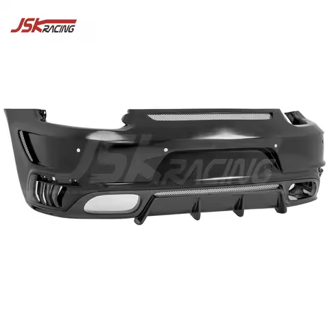 Half Carbon Fiber Rear Bumper for 2016-2018 Porsche Carrera 911 991.2 Turbo S