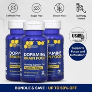 Dopamine Brain Food ™   3 Packaging-Brain Supplement Dopamine Contains L-Acid-Promotes Spiritual Vit