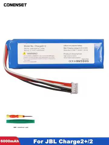 3.7V MLP912995-2P GSP1029102 Replacement Battery For JBL Charge 2 Plus Wireless Bluetooth Speaker ba