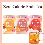 Jardin Our Tea - 8 Tea Bags  Fruit Tea Korea Zero Calorie Drink / Orange Grapefruit Black Tea /  App