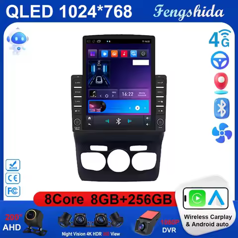 9.7 Android 15 For Citroen C4 2 B7 2013-2016 Car Radio Multimedia Video Player Navigation Wireless C