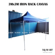 3Mx3M Iron Rack Canvas/Umbrella/Canopy/ Canopy Cloth/Kanopi/Kain Kanopi/ Kain Canvas