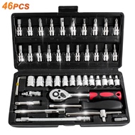 Socket Wrench 46pcs 8-14mm Socket Wrench Set 1/4 Car Repair Tool - G-10028.