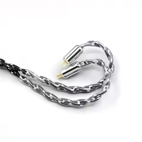 OFC Nylon Twisting Earphone Cable For IEM 0.78mm Flat Step JH Audio JH16 Pro JH11 Pro 5 6 7 2pin OCC