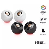 CREATIVE Pebble SE Minimalist 2.0 USB-C Powered PC Speakers with RGB Lighting / BLACK / WHITE