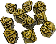 DND Dice Polyhedral Dice Set - 10 Pieces for Dungeon and Dragons MTG RPG - Polyhedral Dice for Dunge